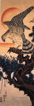 Utagawa Kuniyoshi Painting - halcón Utagawa Kuniyoshi Ukiyo e